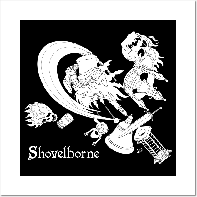 SHOVELBORNE - INSIGHT EDITION MONO PRINT Wall Art by Paranoia Prints